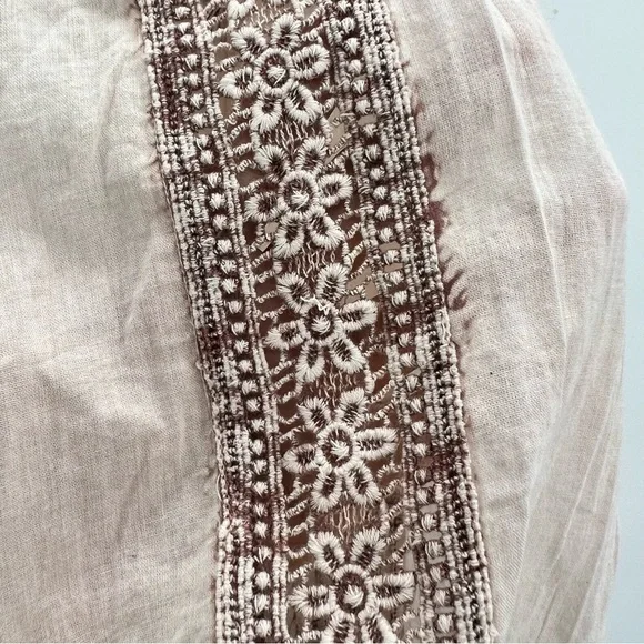 NWT Rachel Zoe Colorblock Knit Sleeveless Button Blouse Shirt Top Paisley S - Picture 9 of 10